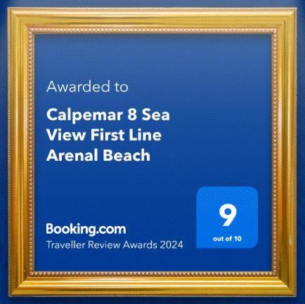Calpemar 8 Sea View First Line Arenal Beach Kültér fotó